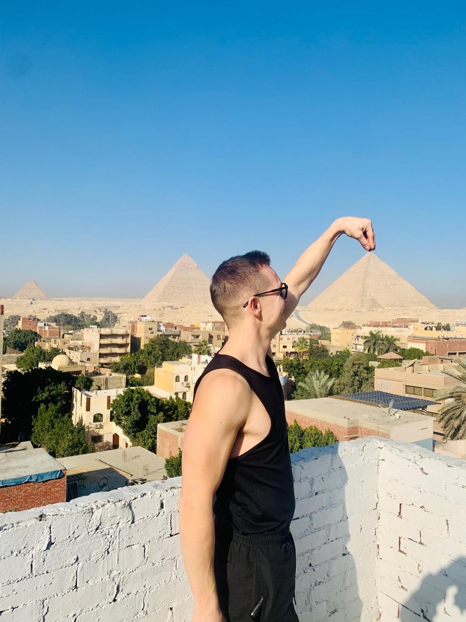 Апартаменты Loay Pyramids View Каир Экстерьер фото