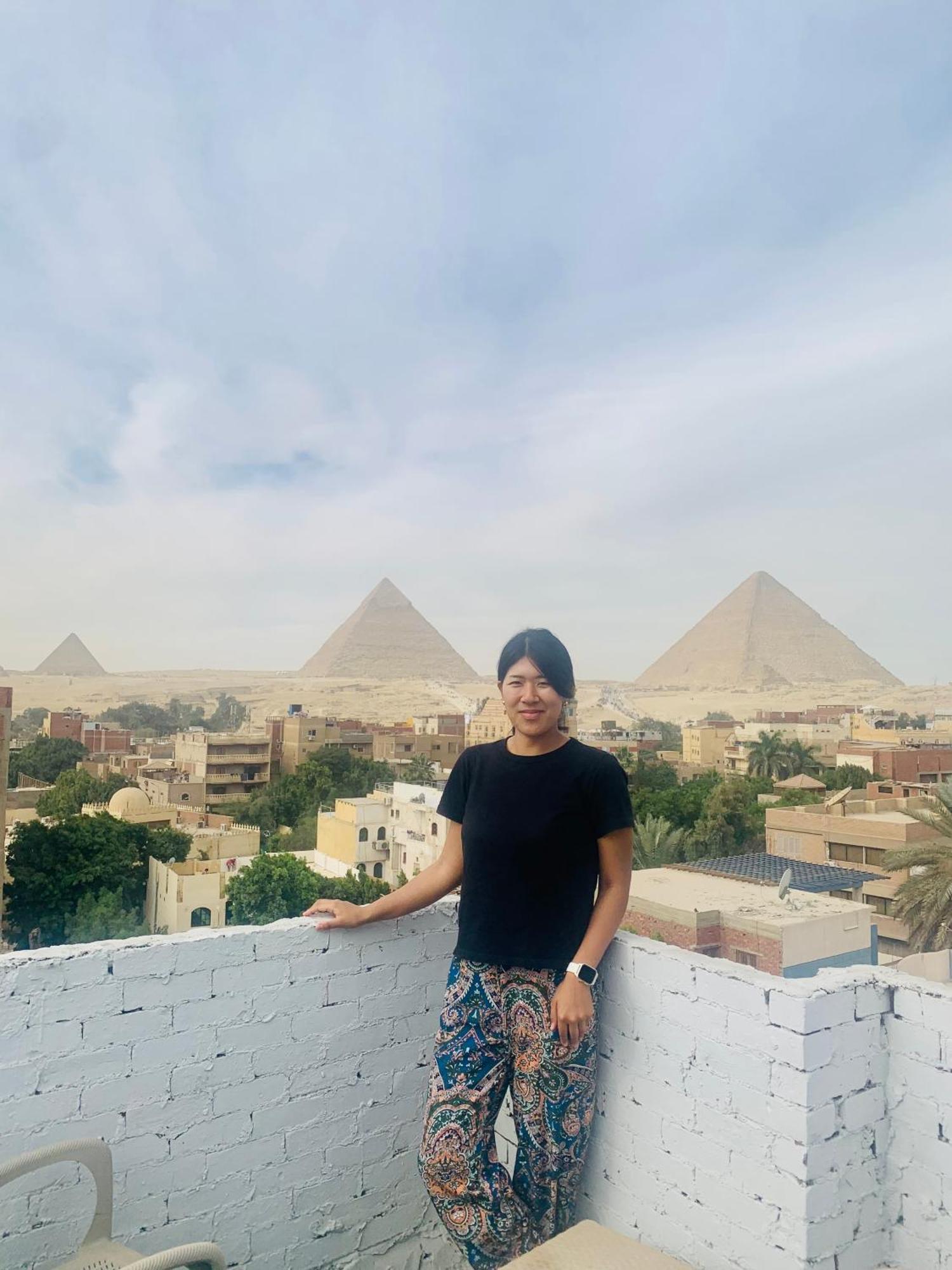 Апартаменты Loay Pyramids View Каир Экстерьер фото